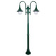 Monaco Twin Head Medium Post - Green Finish / E27 Monaco Twin Head Medium Post - Green Finish / E27
